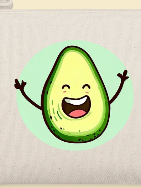 Fröhliche Avocado