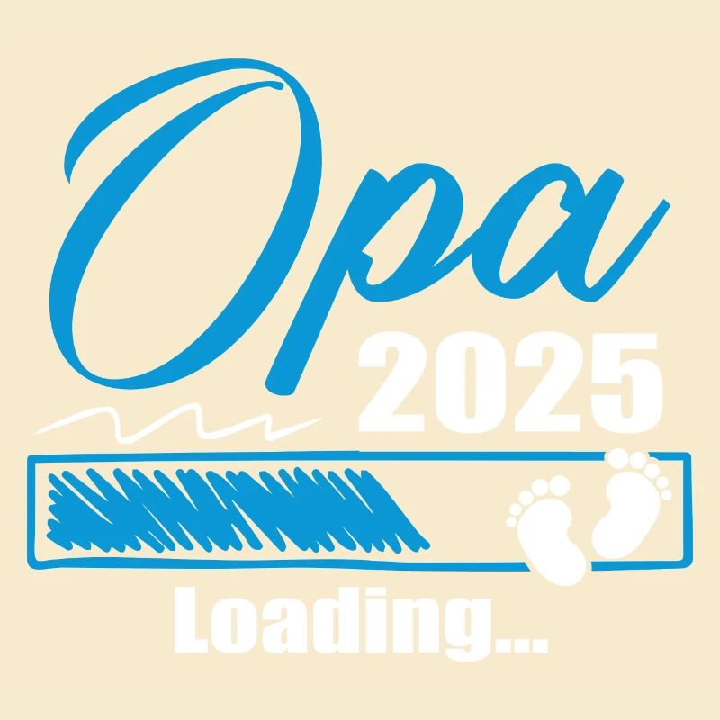 Werdender Opa 2025 Opa loading Geschenk Männer
