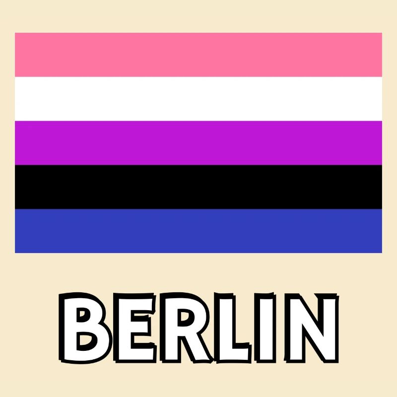 Genderfluid Pride Flagge Berlin