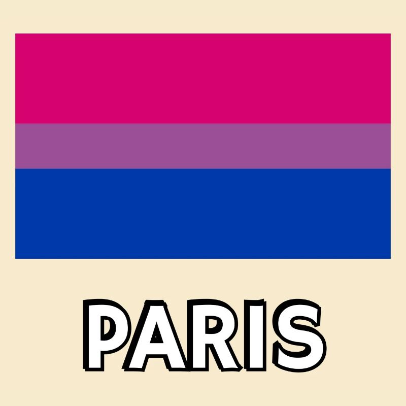 Drapeau Bi Pride Paris