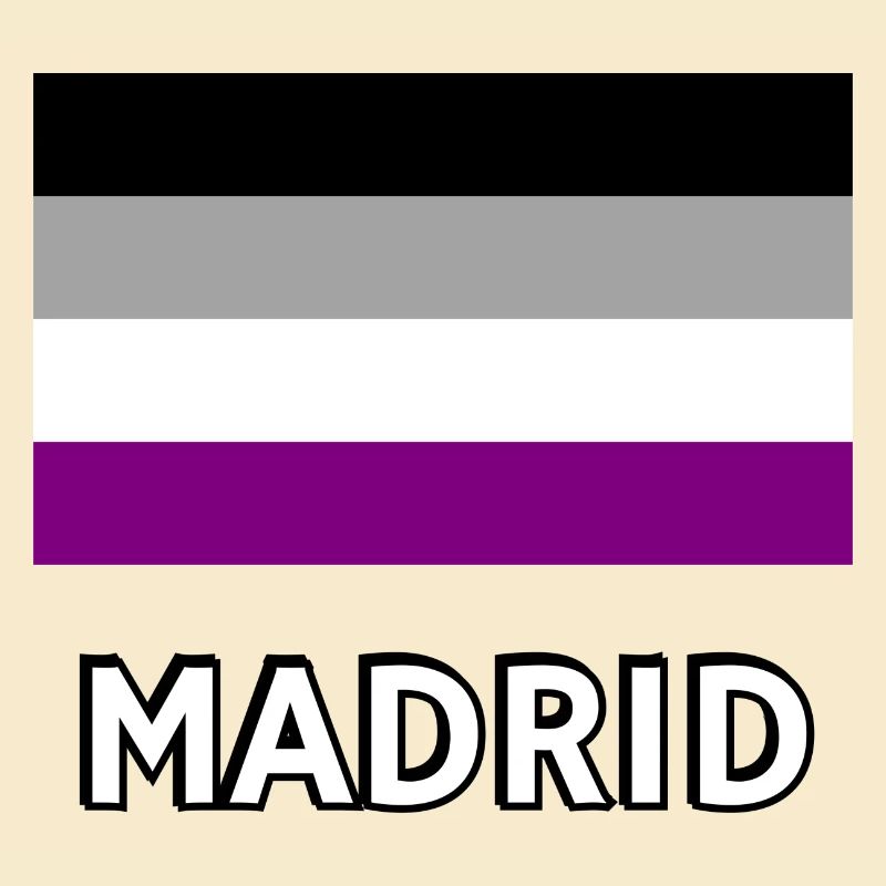 Asexuality Pride Flag Madrid