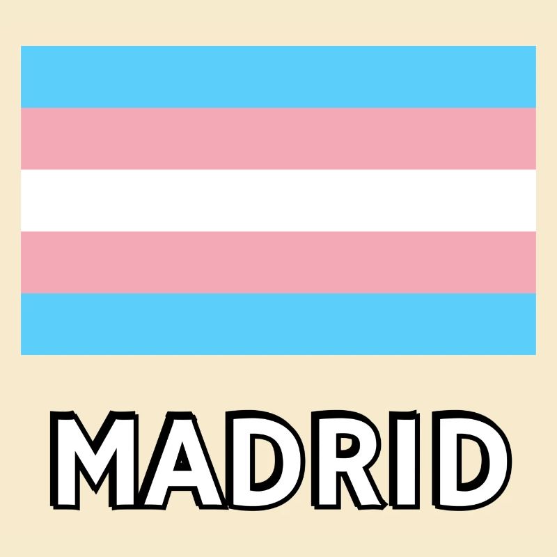 Drapeau de la Trans Pride Madrid