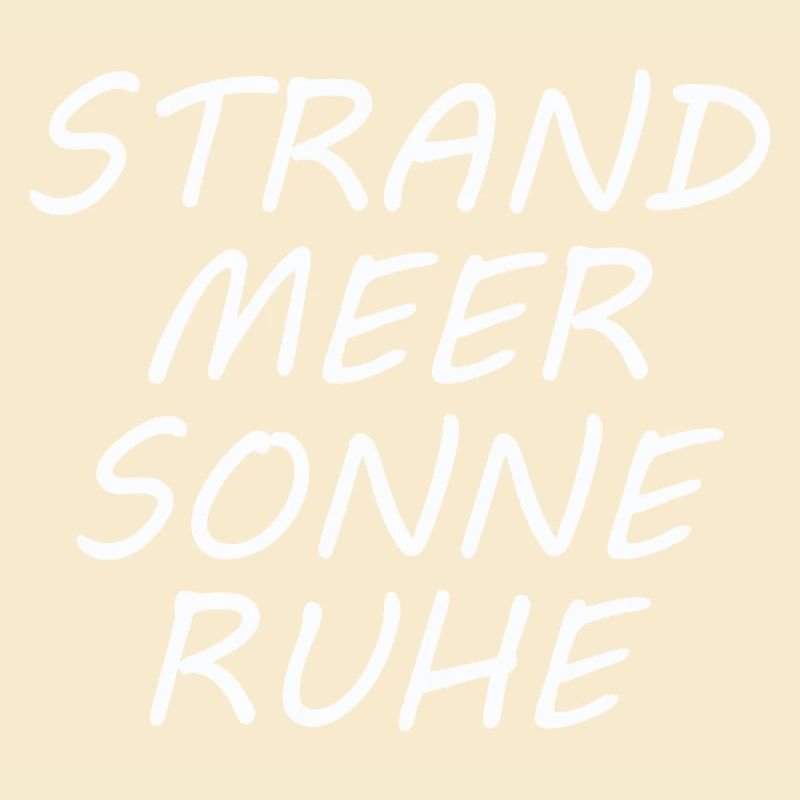 STRAND MEER SONNE RUHE