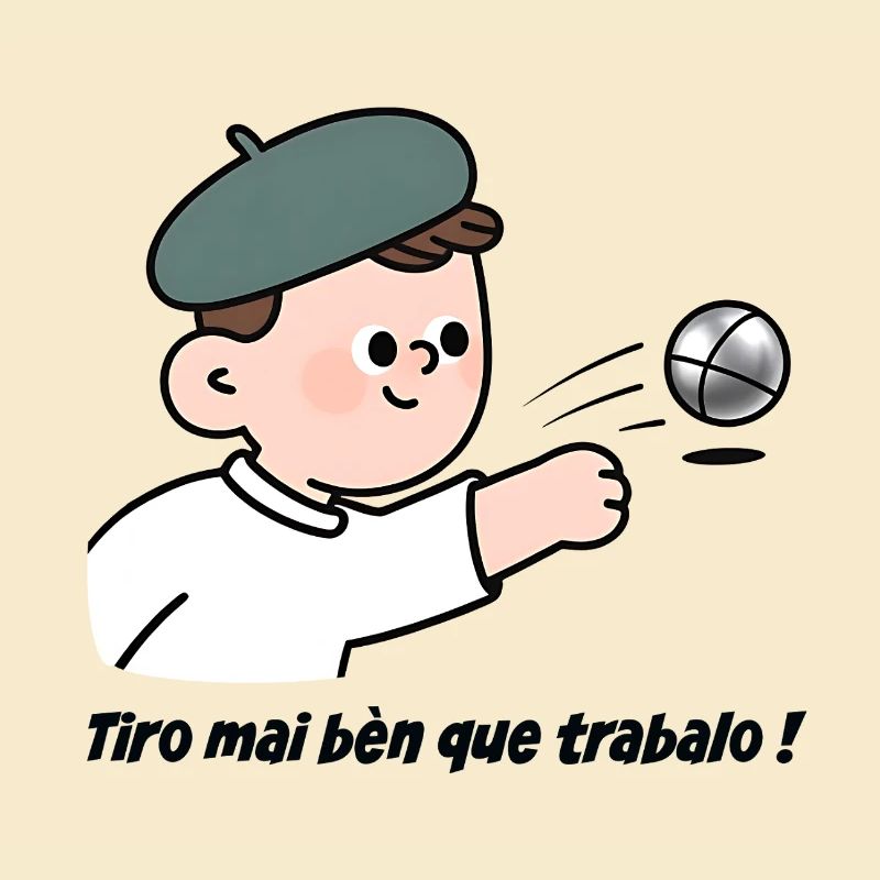 As a pétanque player, I shoot better than I work