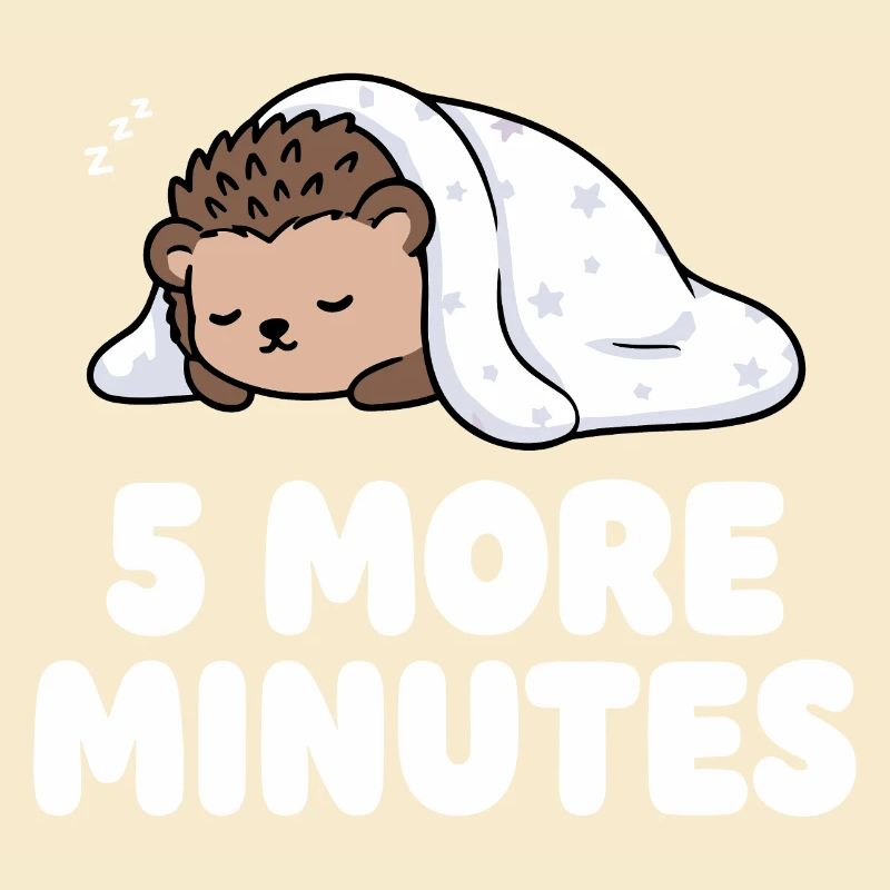 5 minutes de sommeil de plus hérisson