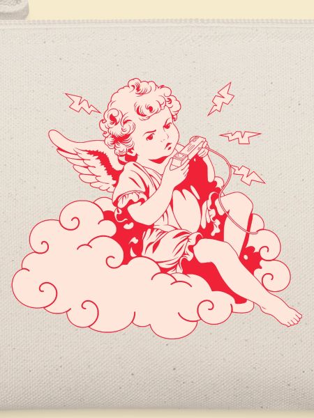 Wütender Gaming Cherub – Lag Blitze