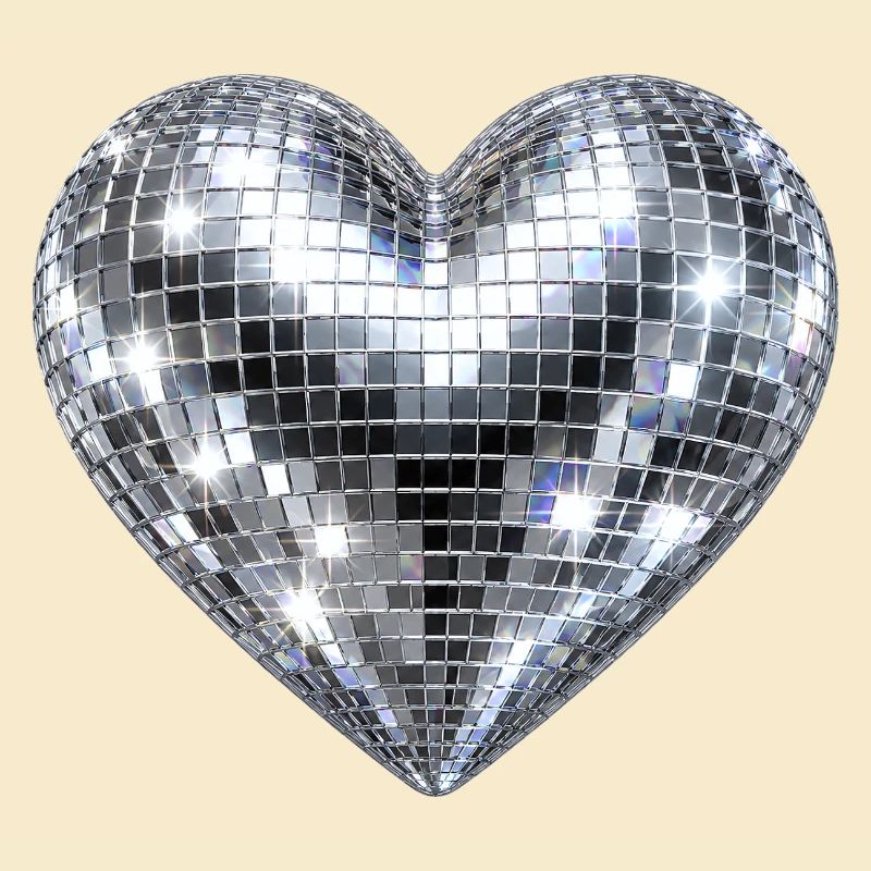 Herz Disco Glitzer