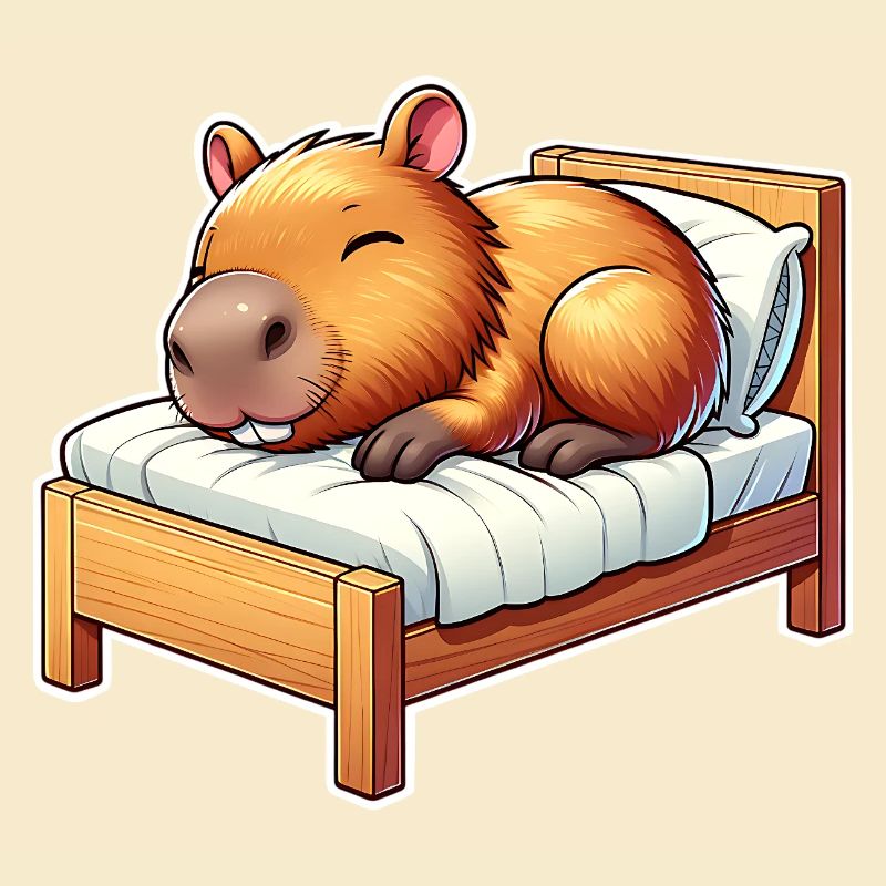Capybara Sleeping