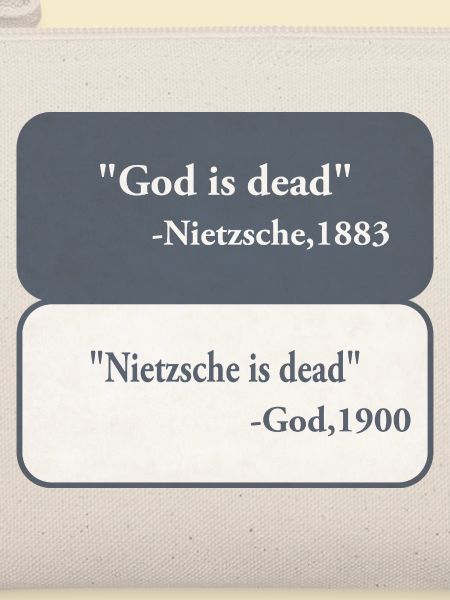 God is Dead - Nietzsche 