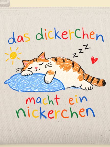 Das Dickerchen macht ein Nickerchen