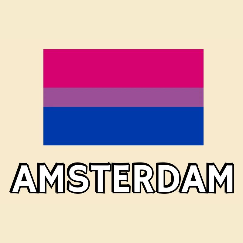 Drapeau de la Bi Pride Amsterdam
