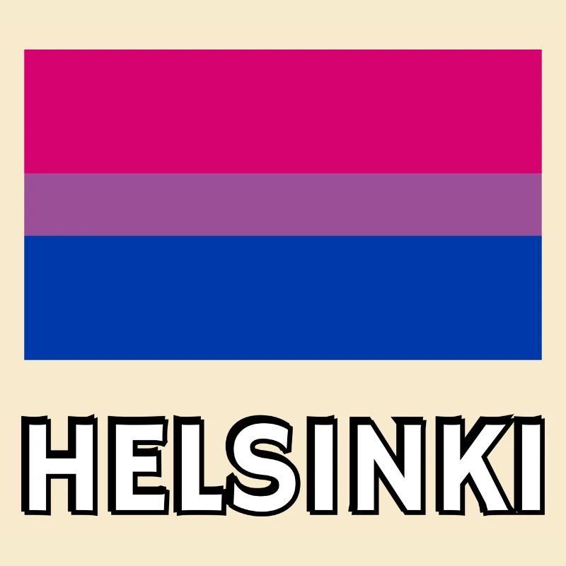 Drapeau de la Bi Pride Helsinki