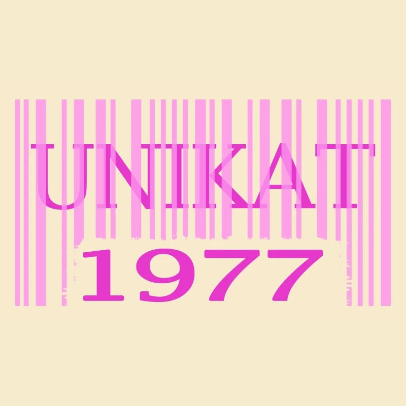 1976 geburtstag seltenes unikat rosa barcode