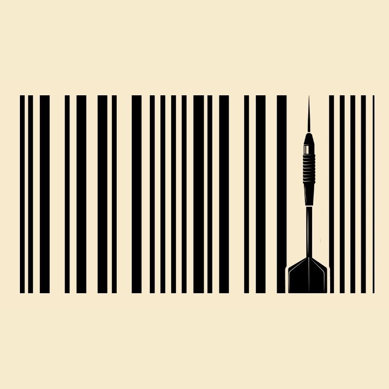 Fléchettes Joueur de fléchettes Fléchettes « Dart-Barcode-Dartcode »