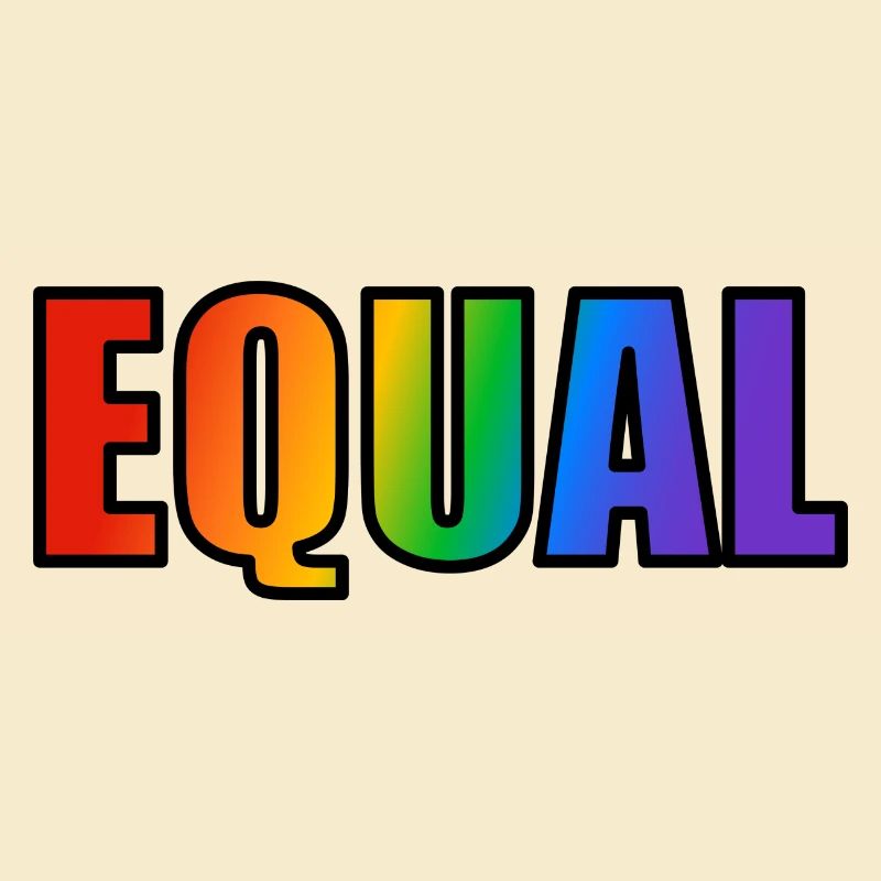 Equal LGBTQ Rainbow