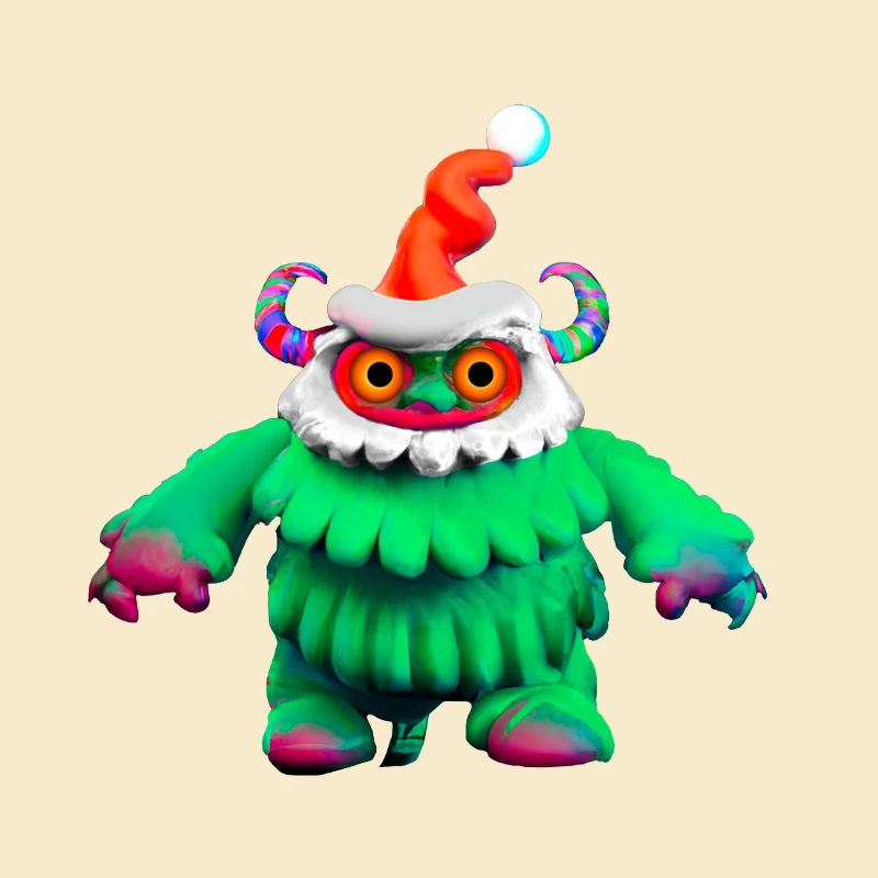 Monstre de Noël Le monstre de Xma