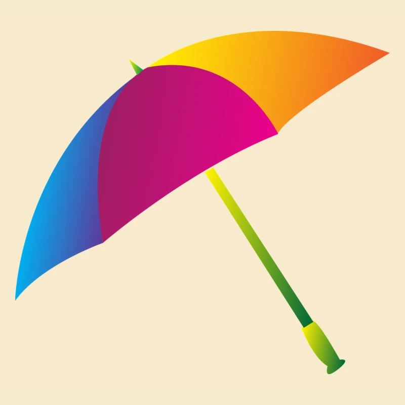 Regenbogen Regenschirm