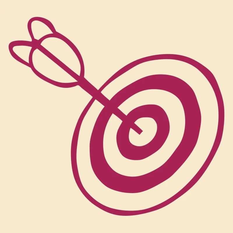 cible fleche flechette mille centre