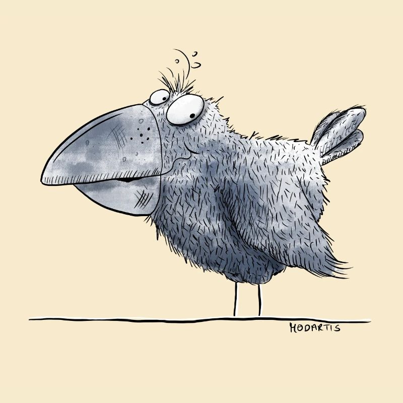 Kleiner Rabe I Krähe I Vogel Comic