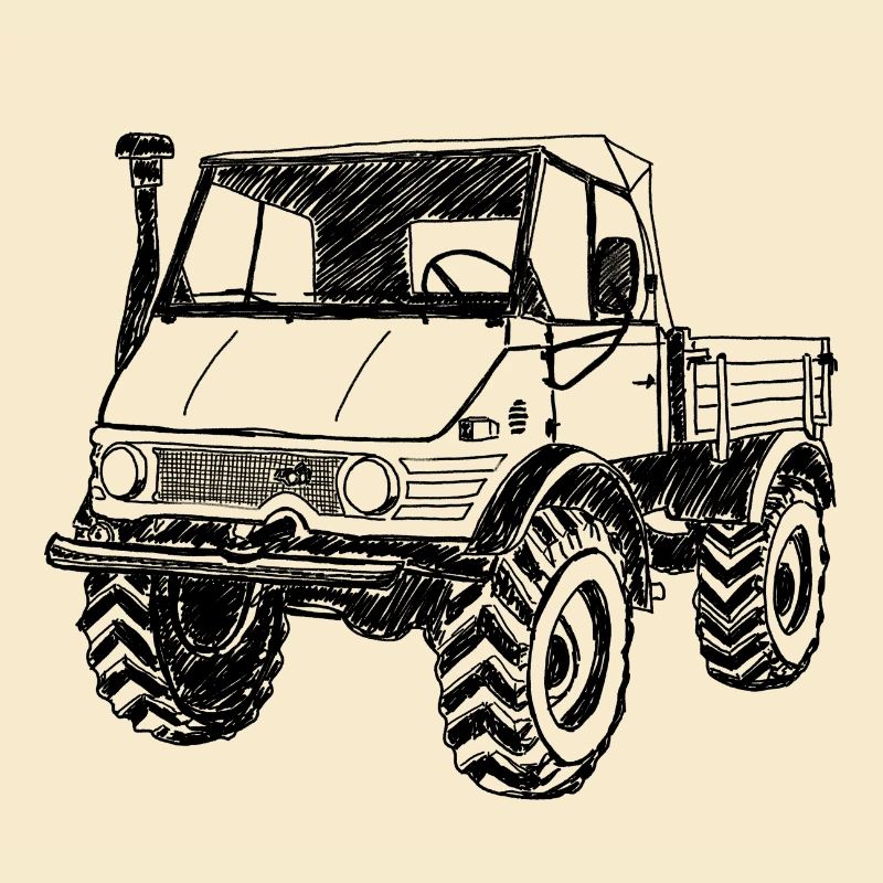 Unimog - Oldtimer - Offroad - Universal motor device