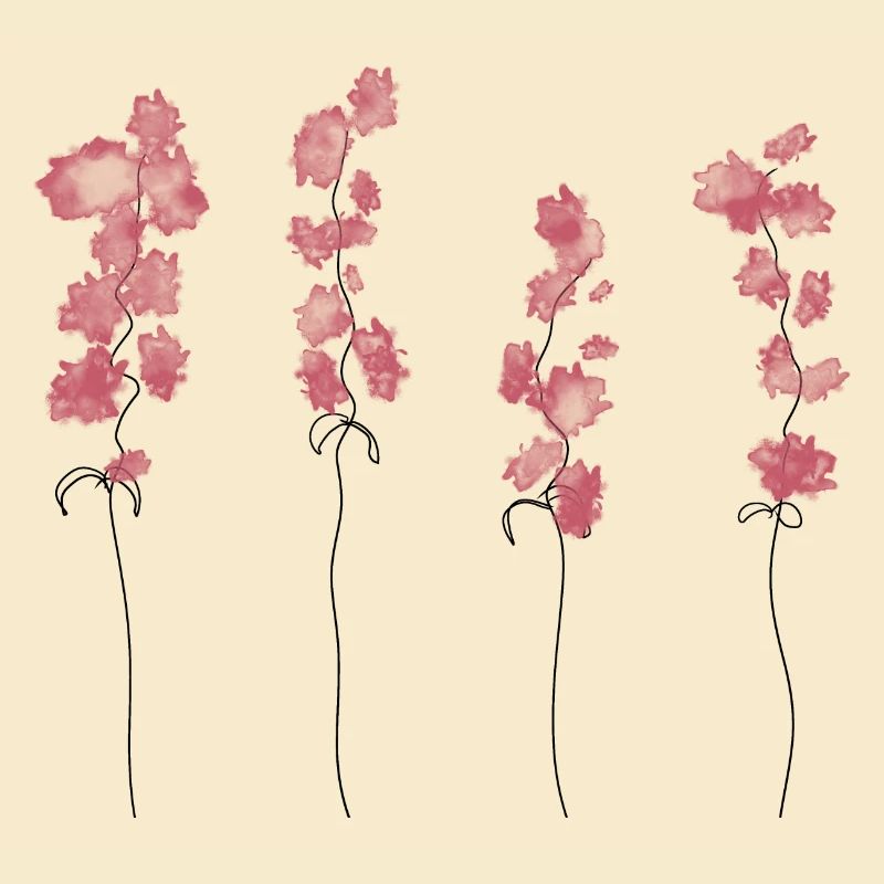 Rosa Blumen