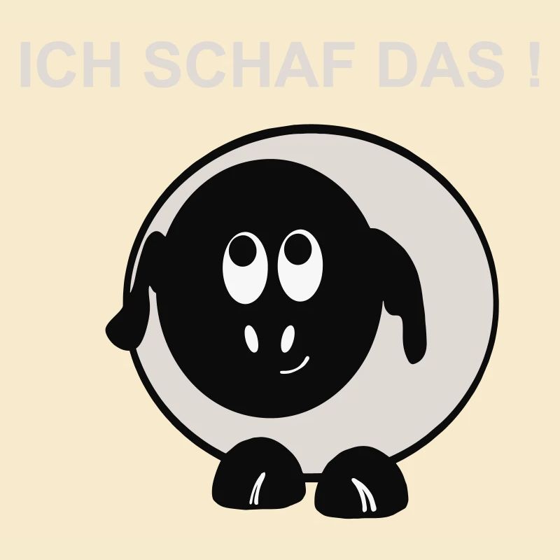 Ich schaff das Schaf Motiv