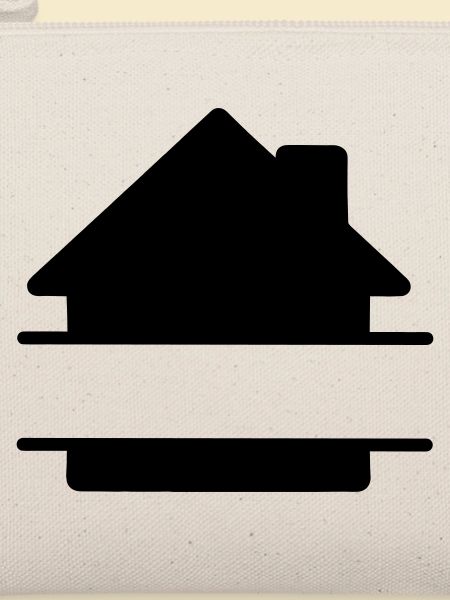 Hausschatten-Logo-Textbanner