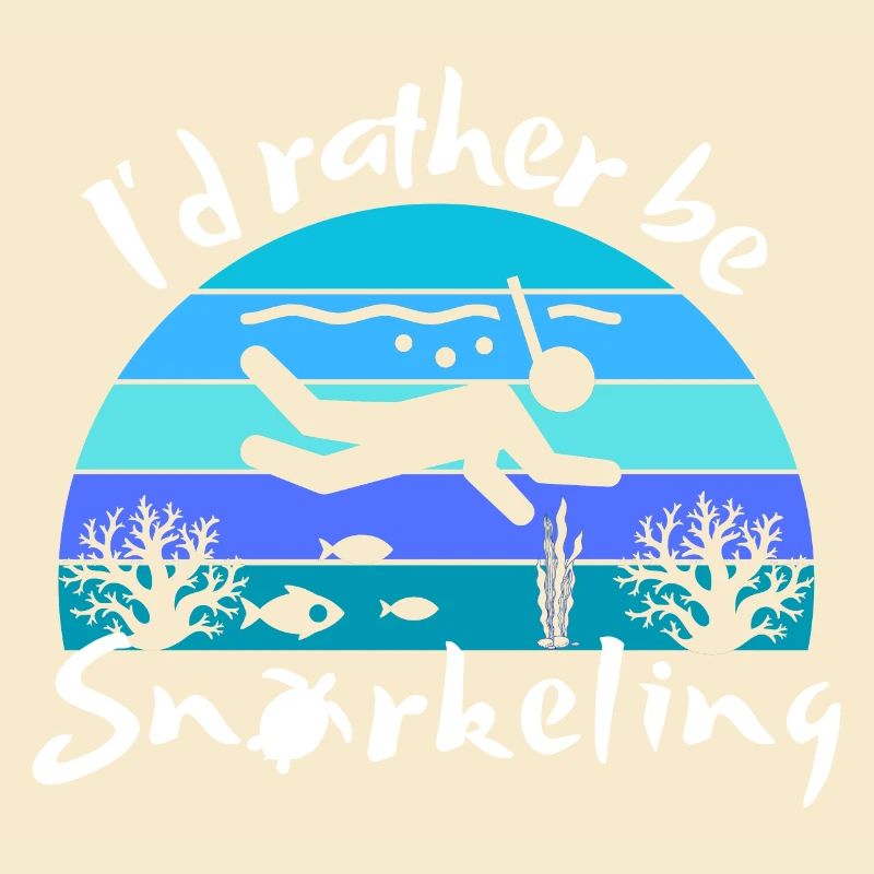 I'd rather be snorkeling - Beach Lover