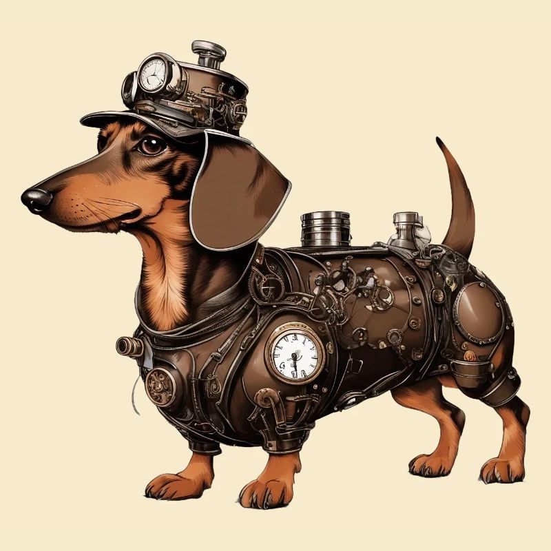 Der Steampunk Dackel | Dachshund