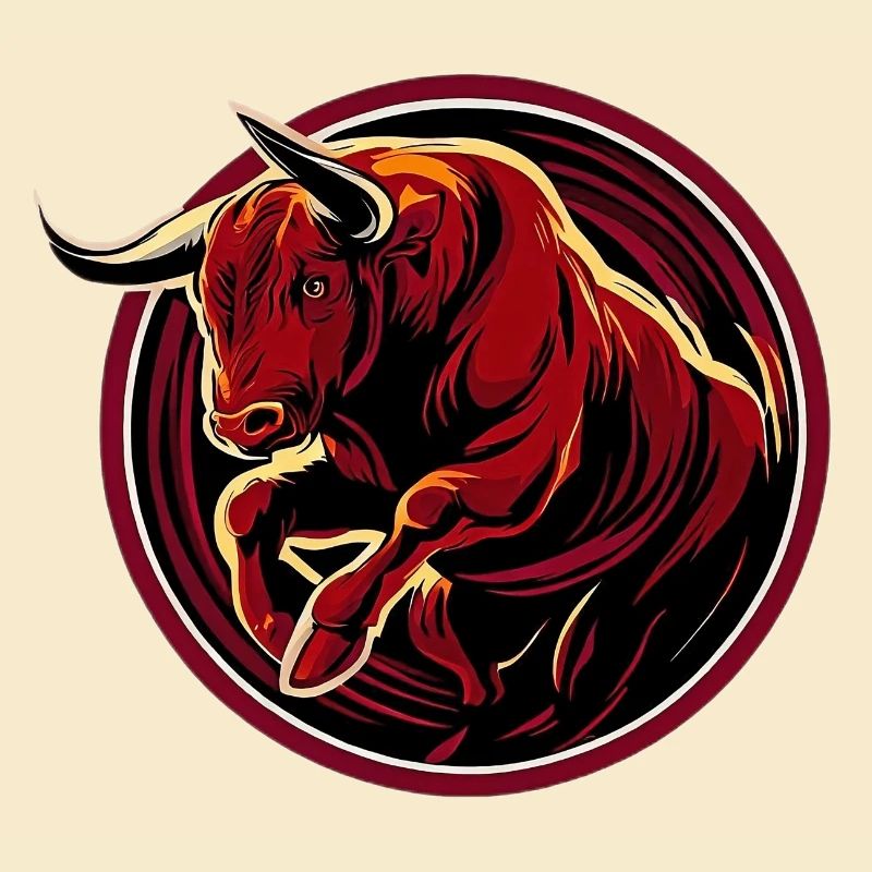 Wütender Stier