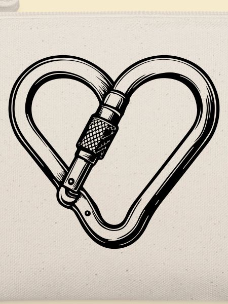 Herz Karabiner – Kletterliebe pur