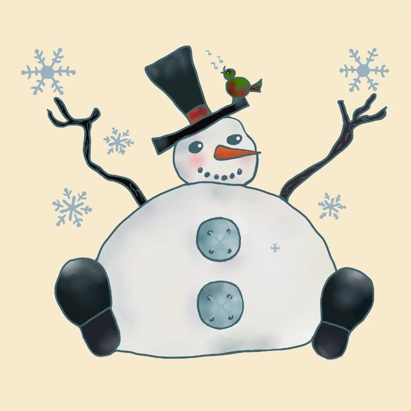 Dicker Schneemann