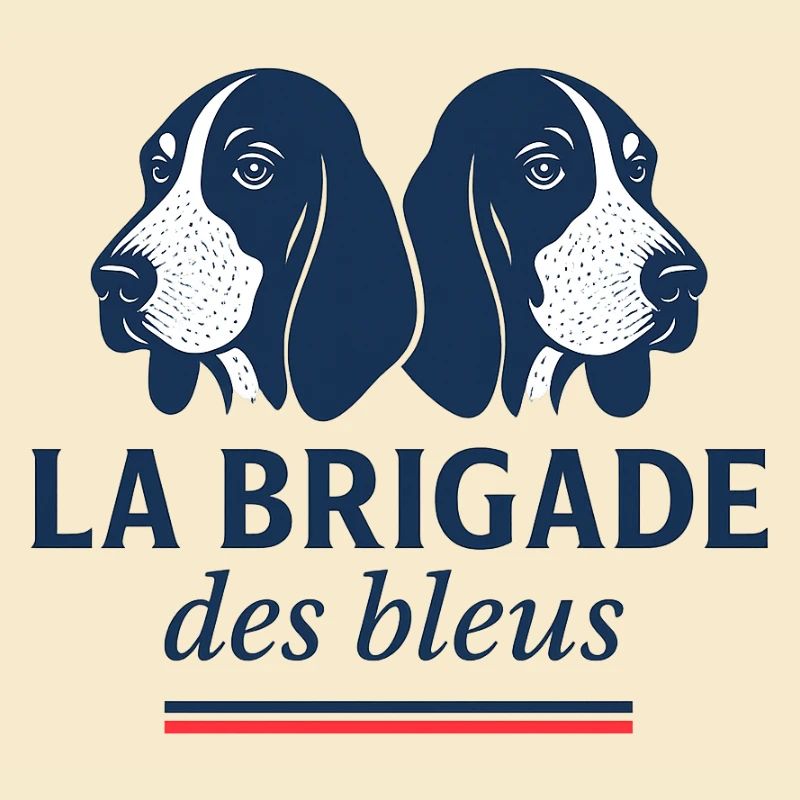 Blaue Hunde der Gascogne
