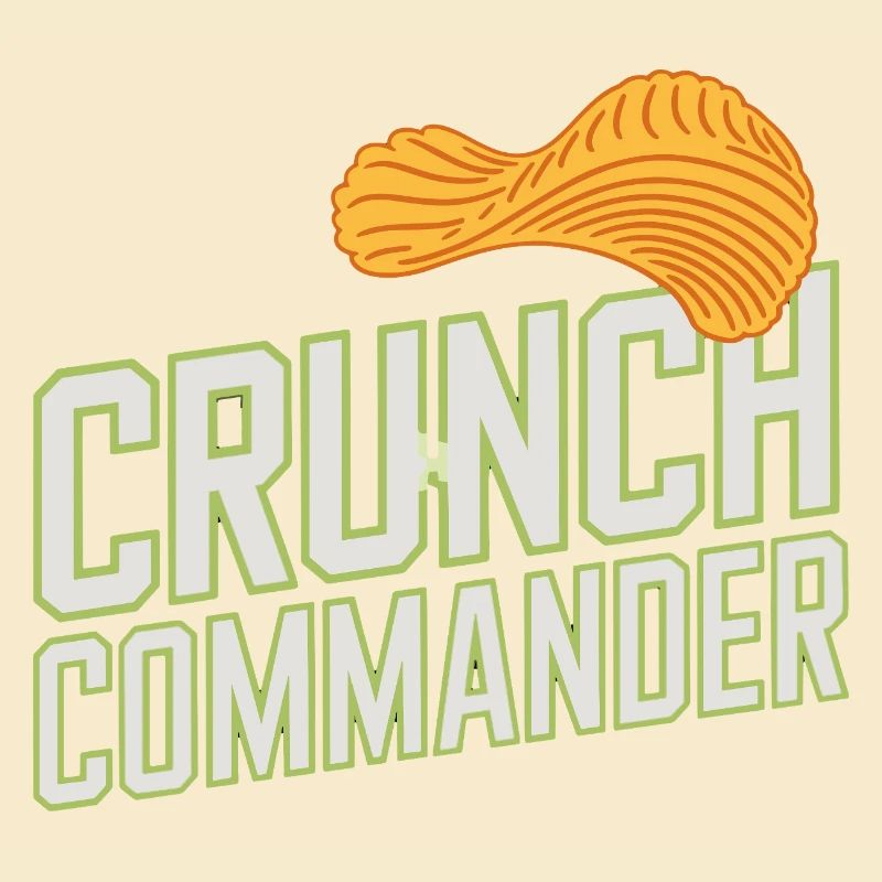  Crunch Commander Knabber Chips Fan Snack