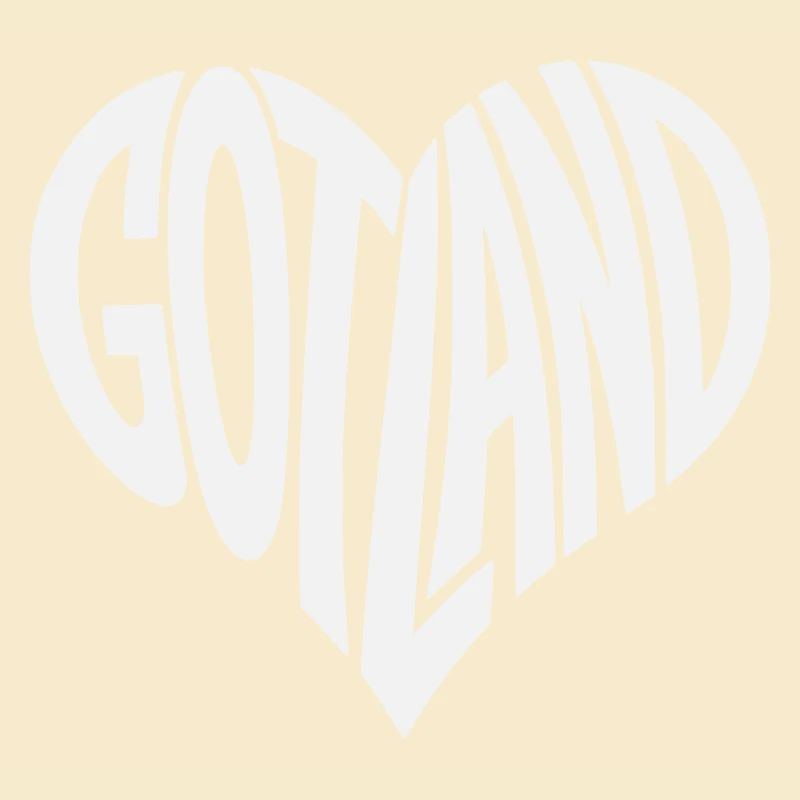 Lettrage Gotland Heart