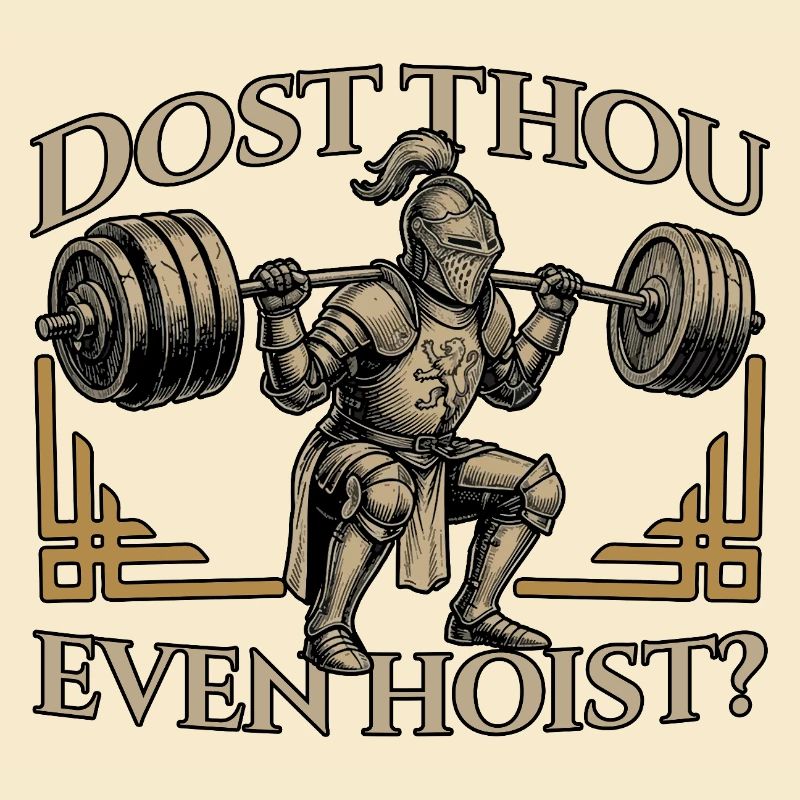 Dost Thou Even Hoist Medieval Knight Funny