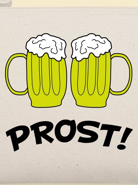 Zweier Bierkrüge Anstoß
