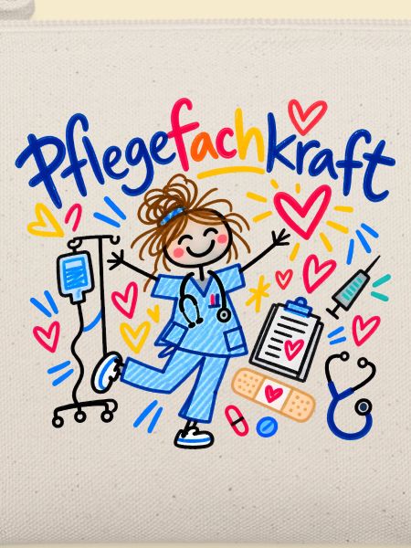 Pflegefachkraft Beruf Pflege Geschenk Doodle