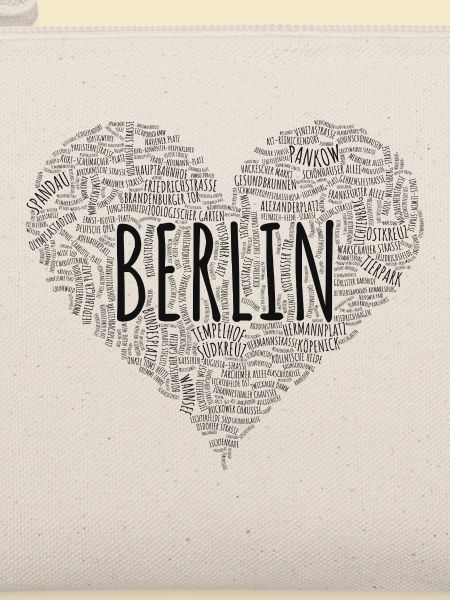 Berlin Herz aus U- und S-Bahnhöfen