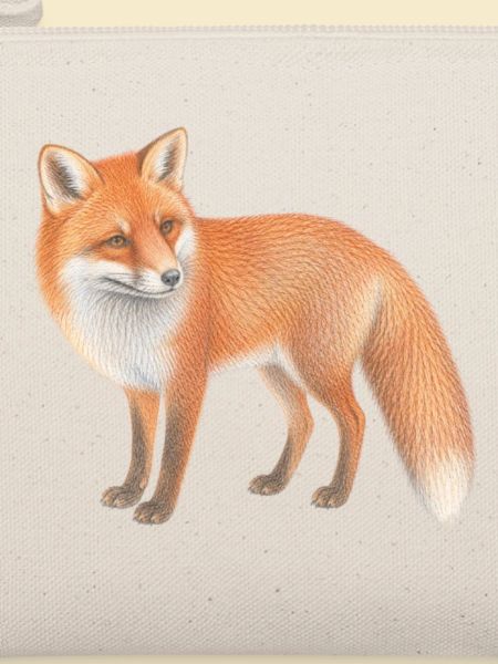 Illustriertes Fuchsblattpastell
