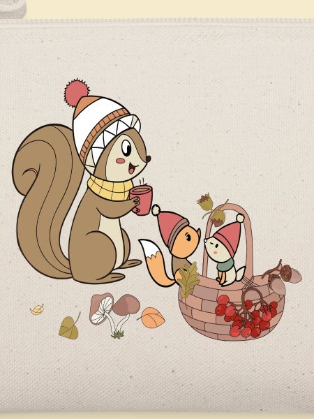 Herbst Eichhörnchen 