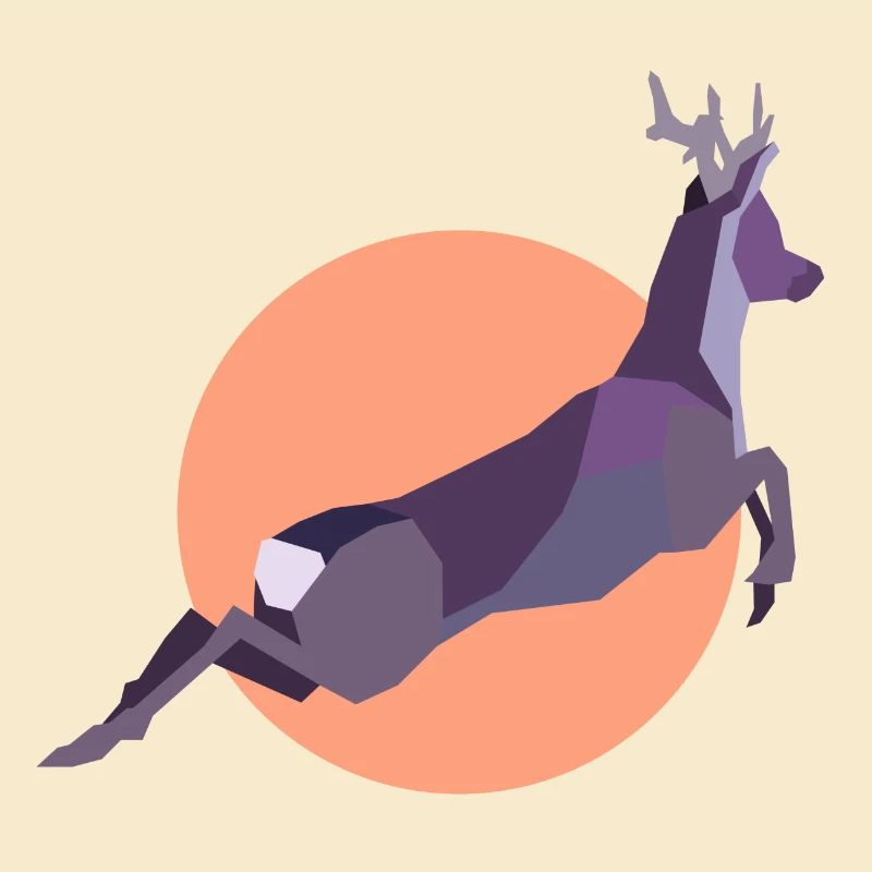 Sunset Deer