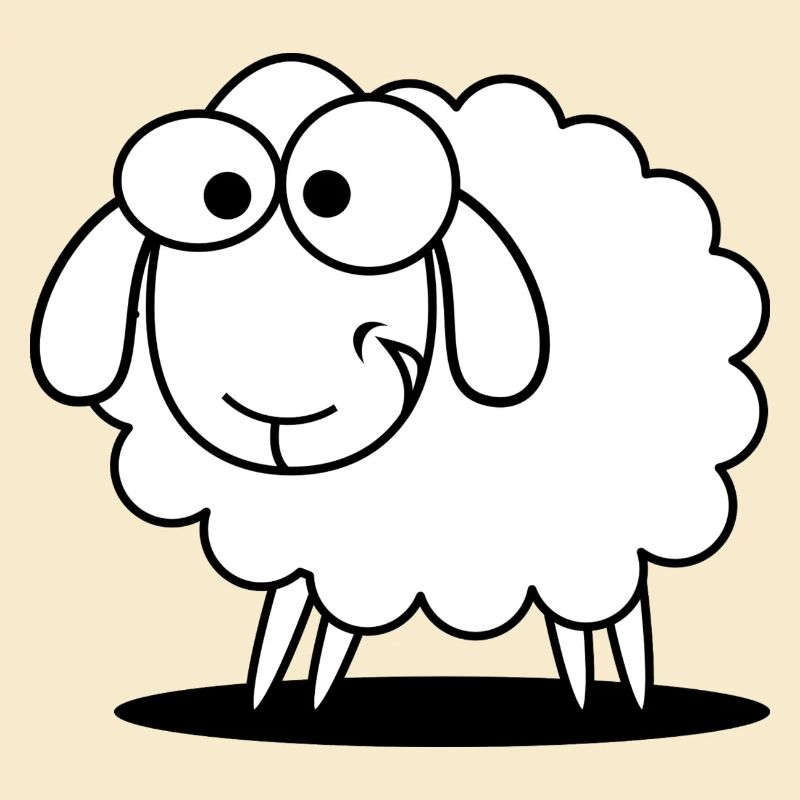 Witziges Schaf