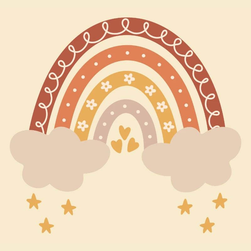 Boho Regenbogen Baby Junge Mädchen Geburt Geschenk