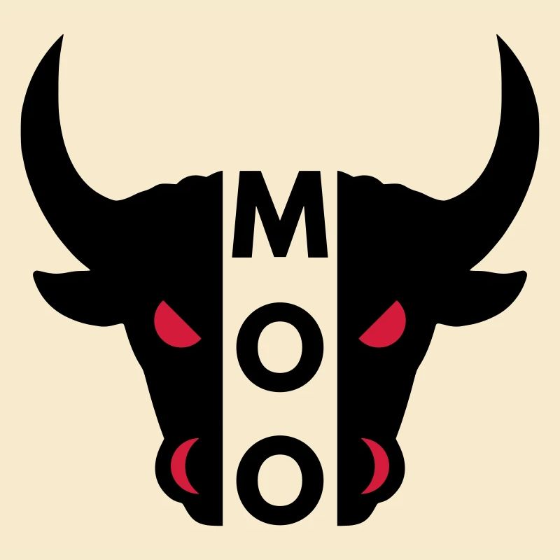Moo (Hälfte Kopf Stier)