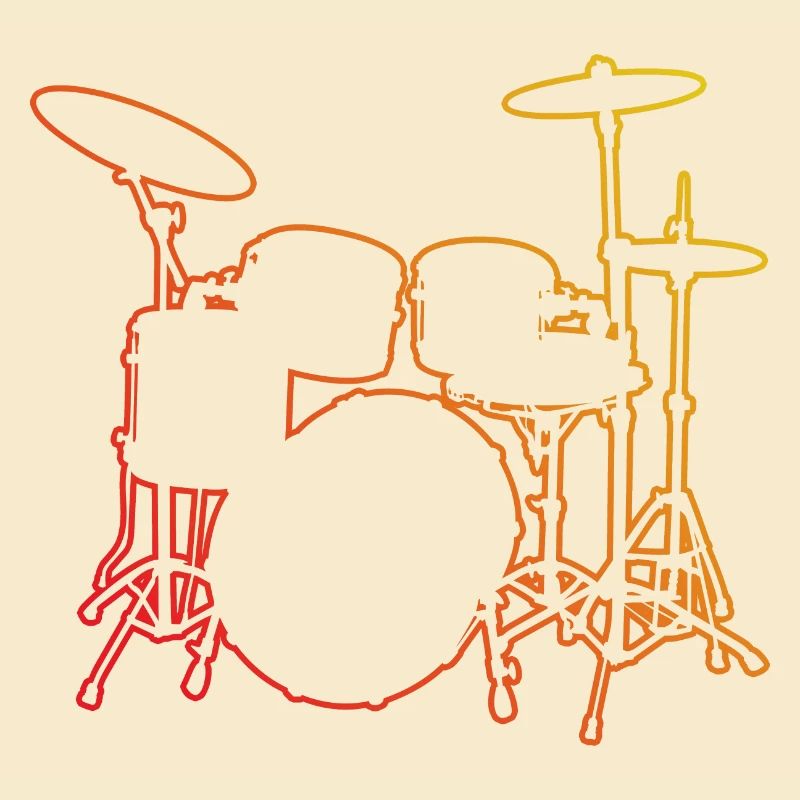 Percussionist Drummer Drum Kit Drummer