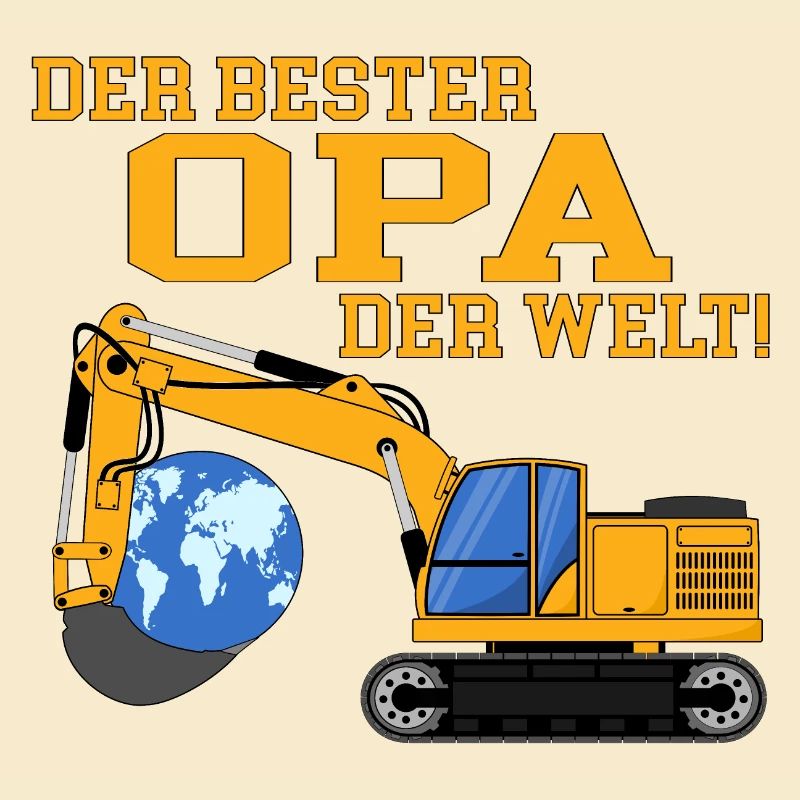 Bagger der beste Opa der Welt
