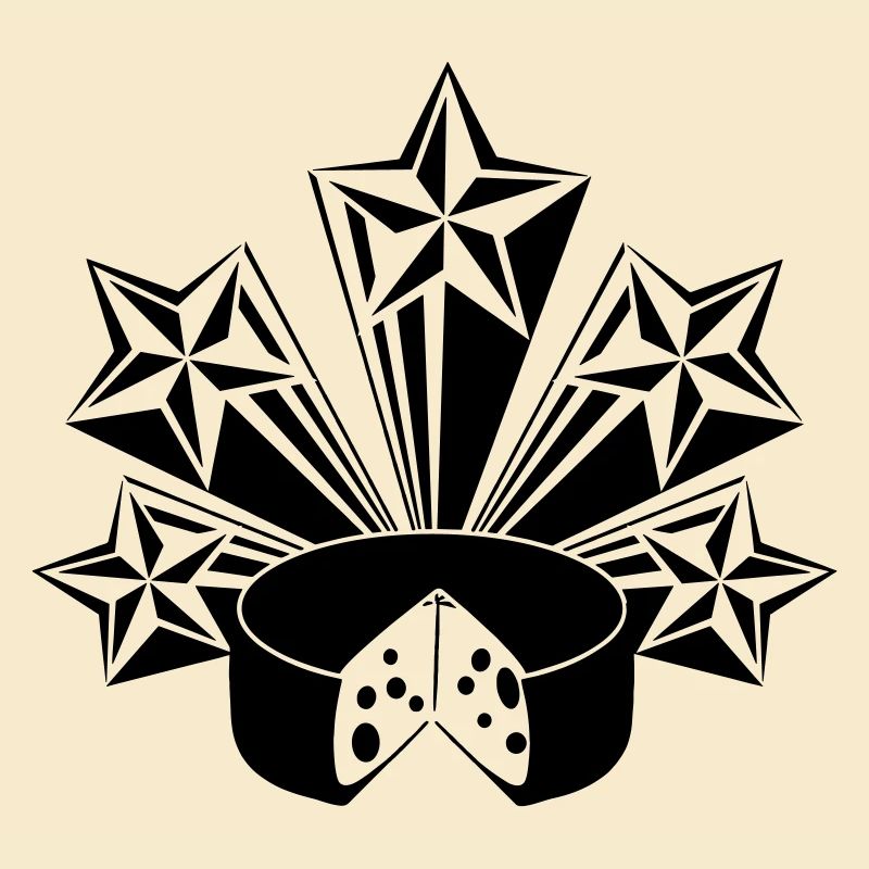 Cheese radiating stars