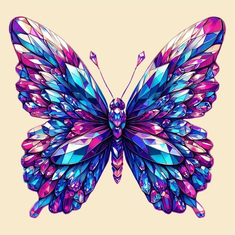Papillon de cristal