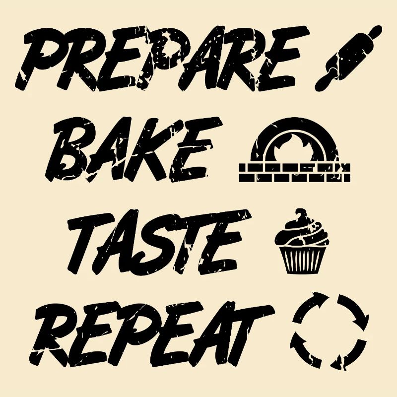 Lustiges Backen Zitat